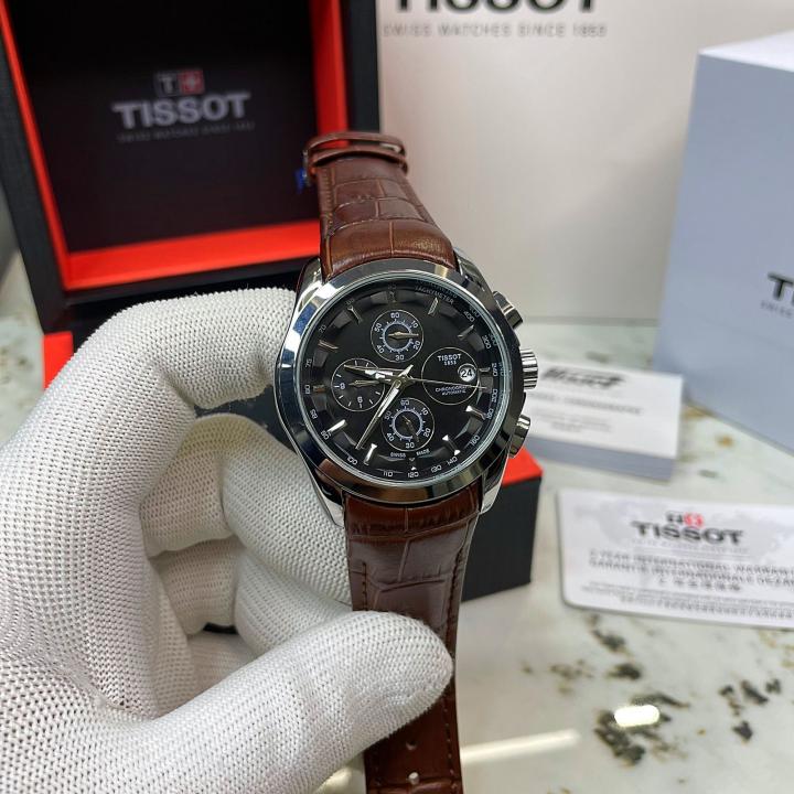 Tissoo_t 1853 Couturier Brown-Silver-Black