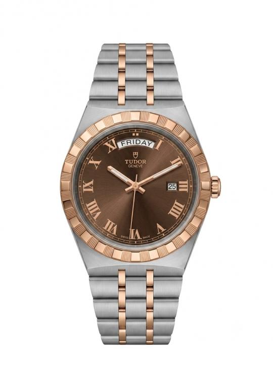 Tudor Royal Automatic 2 ton copper brown Roman ank