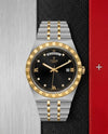Tudor Royal Automatic 2 ton gold black Diamond