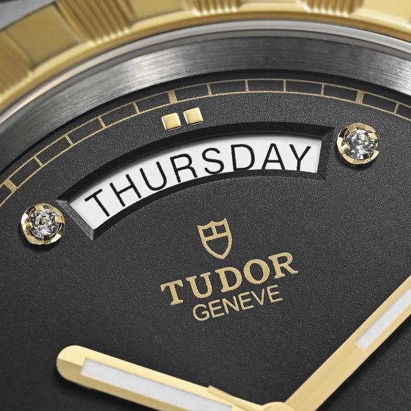 Tudor Royal Automatic 2 ton gold black Diamond