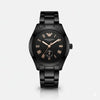 EMPORIO ARMA_I CERAMIC LADIES ANALOG BLACK ROSE 179