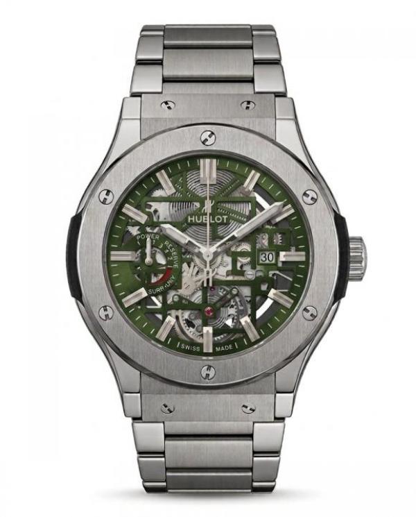 Hublo_t Big Bang Tourbillon Silver Green Dial