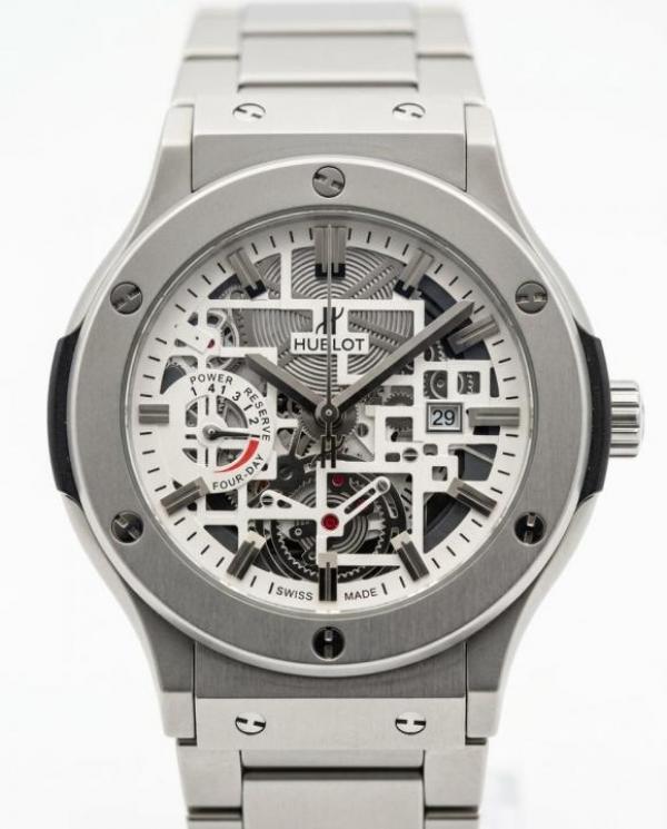 Hublo_t Big Bang Tourbillon Silver White Dial