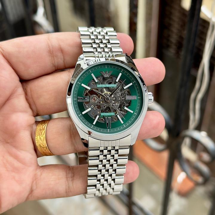 Emporio Armaan_i Antonio Green Automatic Watch For Men