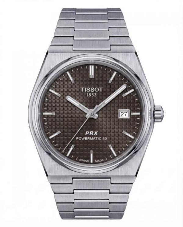 Tissoo_t 1853 PRX Silver Black Dial