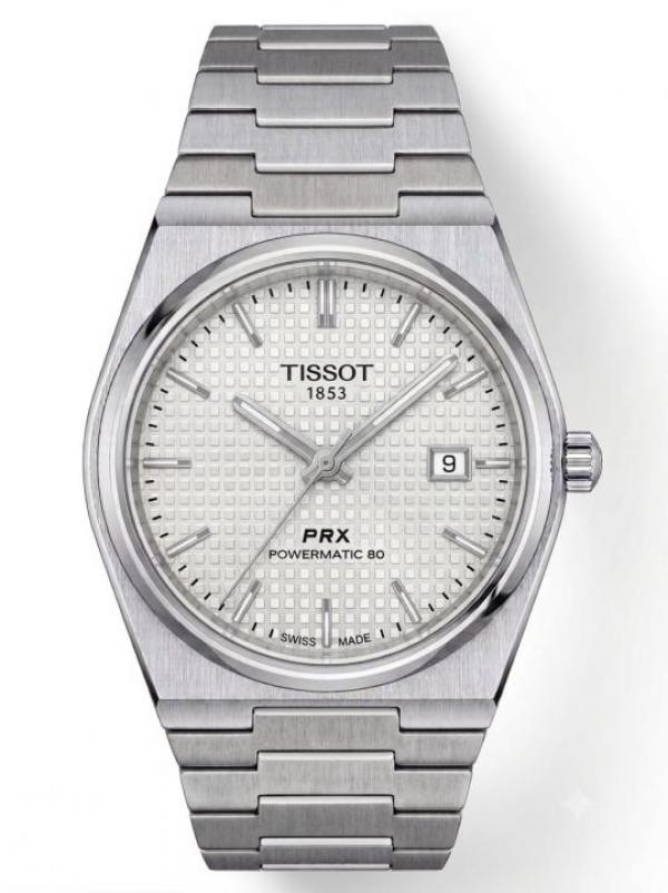 Tissoo_t 1853 PRX Silver  White Dial