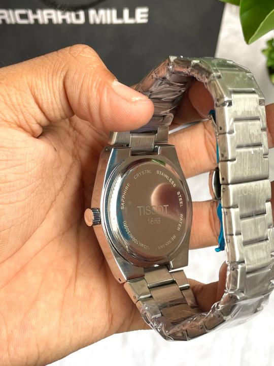 TISSSOT PRX QUARTZ SILVER BLUE AT104