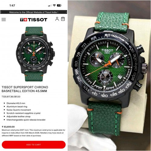 Tissot_Supersport Chronograph Green F114