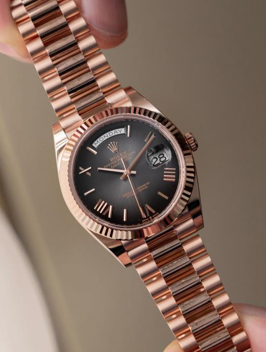Rolee_x Oyster Perpetual Day Date 40 Battery Copper-Grey