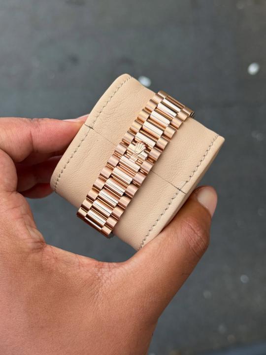 Rolee_x Oyster Perpetual Day Date 40 Battery Copper Brown