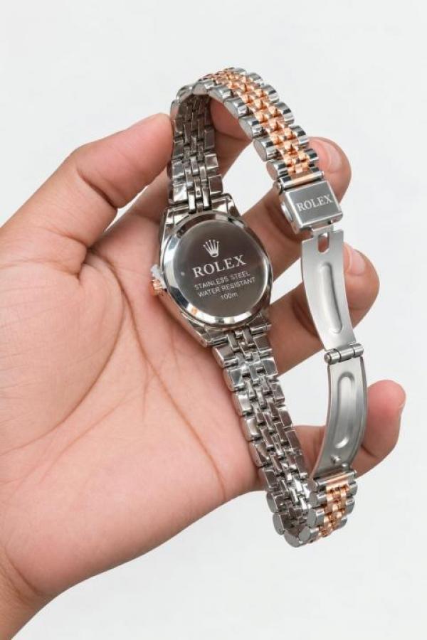Roleex Women Date Just Diamond Two Tone