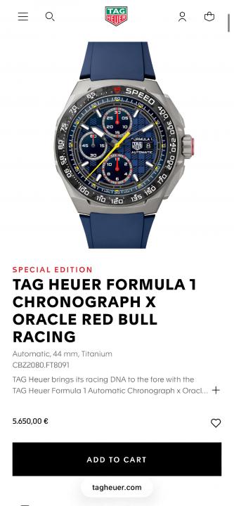 Tag heuee_r Formula 1 Chronograph  full blue