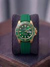 ROLEEX SUBMARINER GREEN BELT GOLD DIAL PREMIUM WATCH
