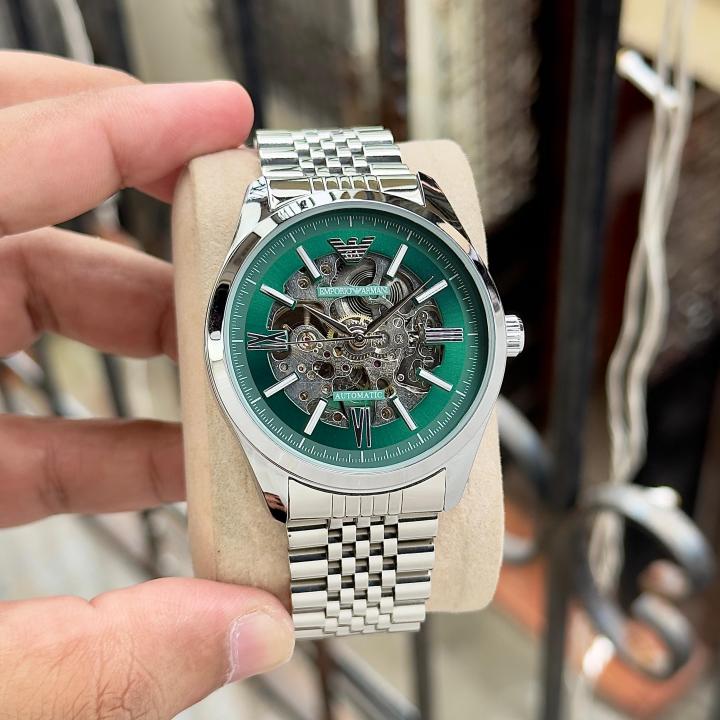 Emporio Armaa_ni Antonio Automatic Silver-Green