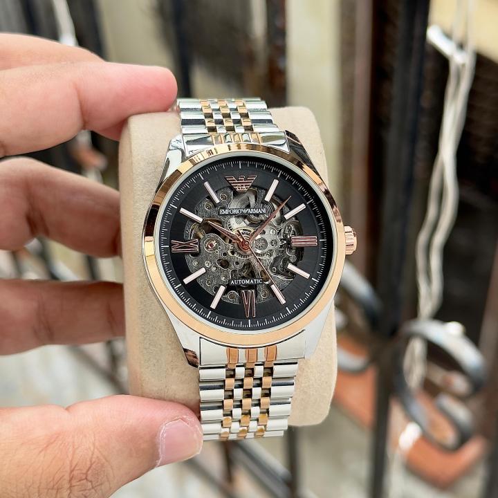 Emporio Arma_i Antonio Automatic 2Ton-Copper-Black