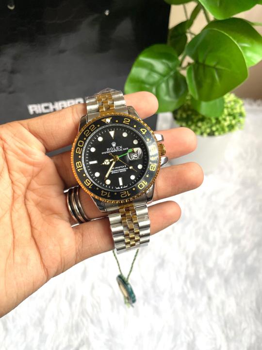 ROLEEX GMT MASTER 2F GOLD TWO TONE SWEEP MOVEMENT AT460