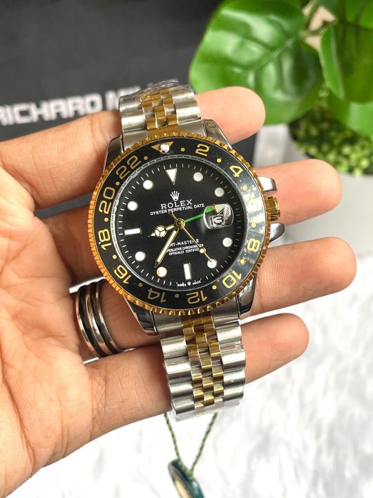 ROLEEX GMT MASTER 2F GOLD TWO TONE SWEEP MOVEMENT AT460