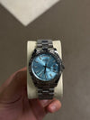 Seiko Oyster Perpetual Day Date Movment Like Automatic Silver-Tiffny