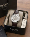 Fossii_l Grant Automatic brown silver white