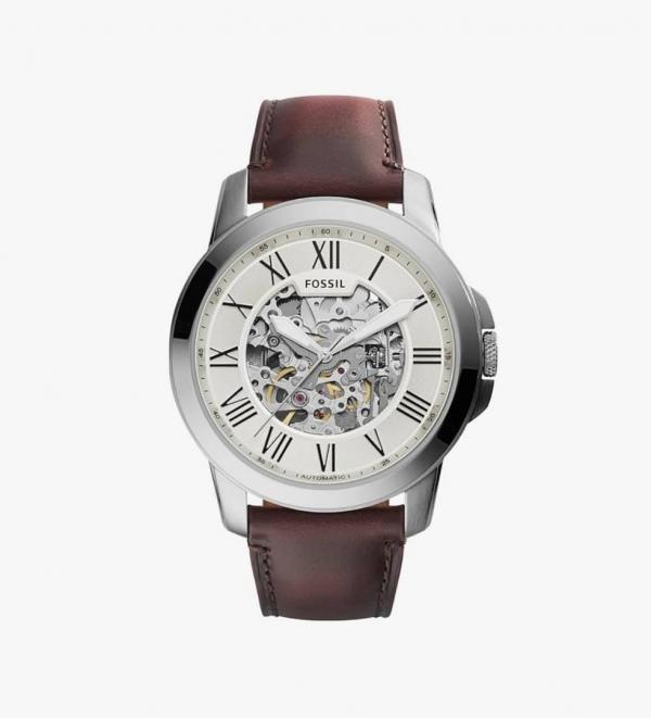 Fossii_l Grant Automatic brown silver white
