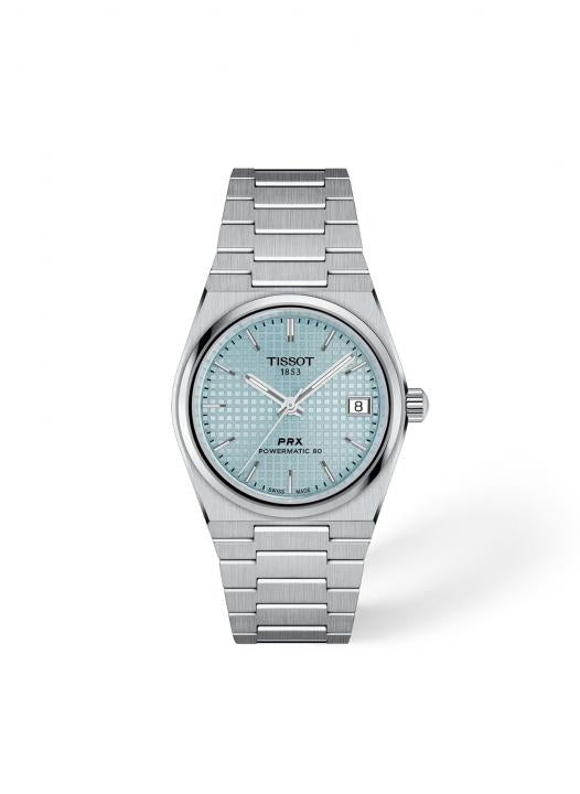 Tissoot PRX Powermatic 80 Silver Ice-Blue Dial