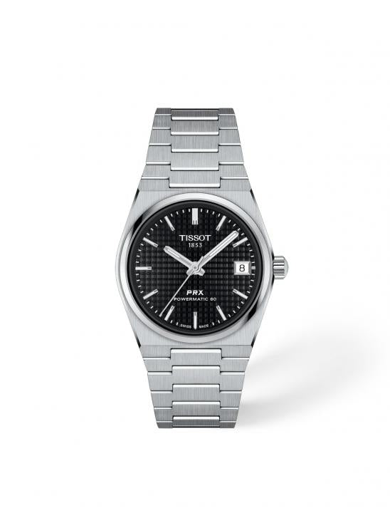 Tissoot PRX Powermatic 80 Silver Black Dial