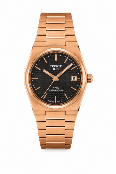 Tissoot PRX Powermatic 80 Copper Black Dial