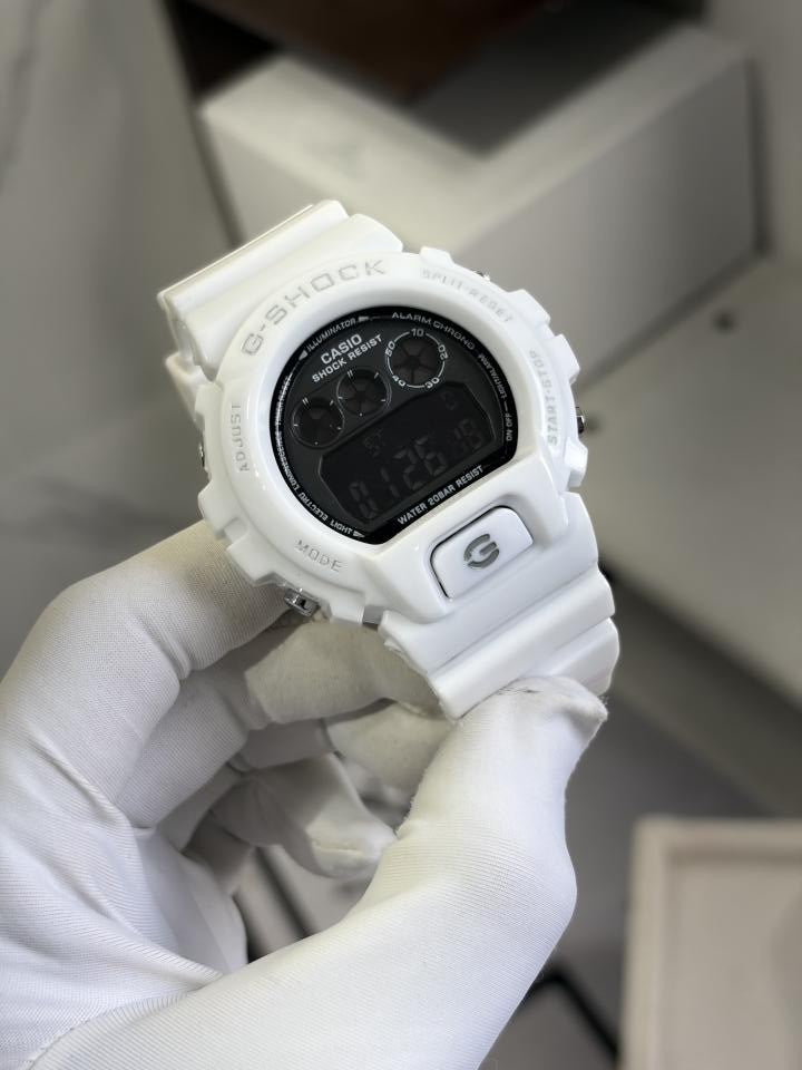 CASI O GSHOCK DW 6900 WHITE 1025