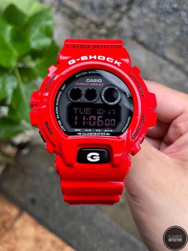 CASI O GSHOCK DW 6900 RED 1024