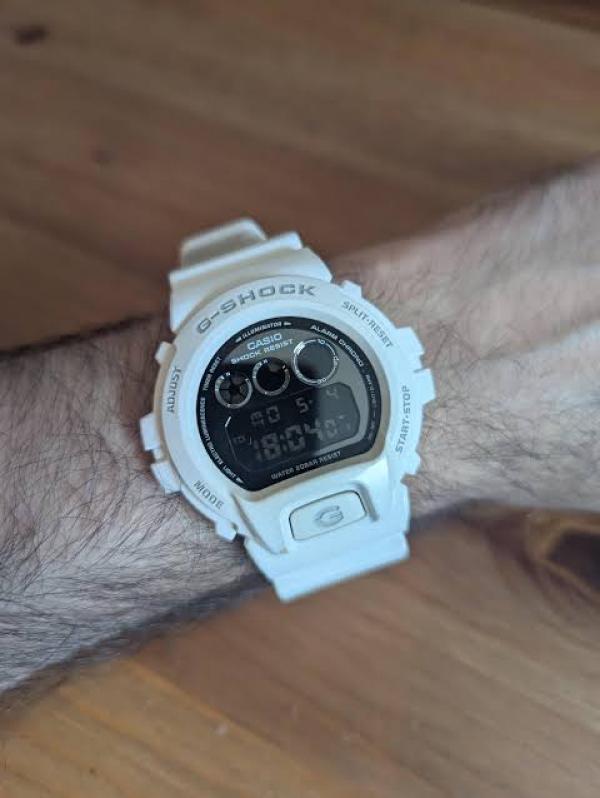 CASI O GSHOCK DW 6900 WHITE 1025