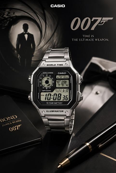 Casio illuminator AE 1200 WHD 1AV J1868