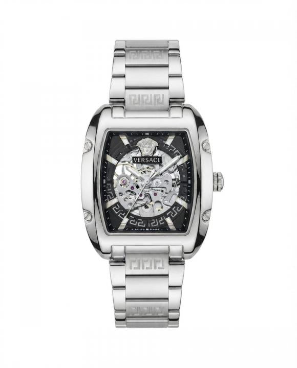 Versace_e Dominus Sktl Men  Automatic Silver black Dial