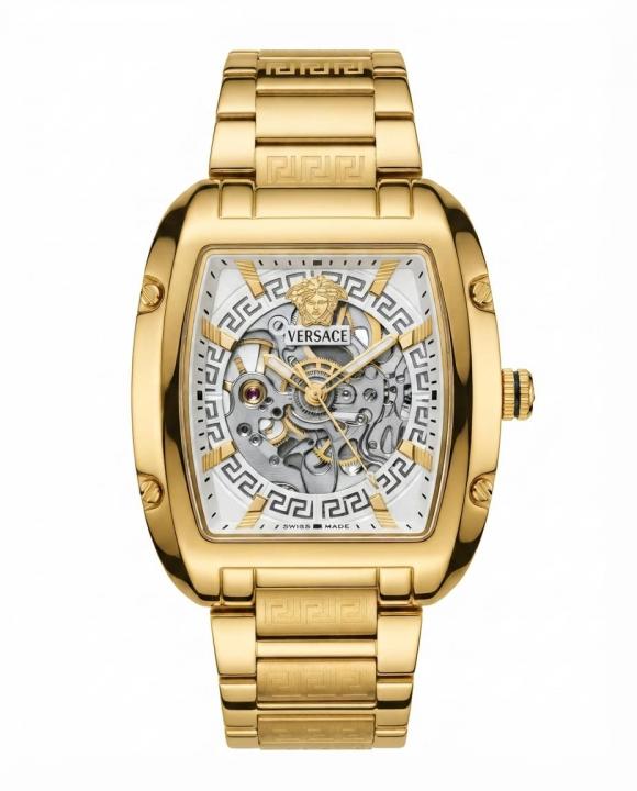 Versace_e Dominus Sktl Men  Automatic Gold white Dial