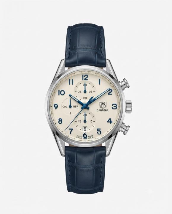 TAG heuee_r Carrera Caliber 1887 Blue white Dial