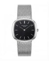 Patek philipe Ellipse Timepiece Silver Black Dial