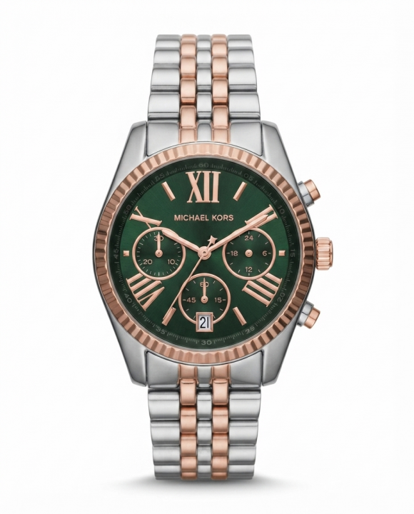 Michea_l kors Lexington Mk8602 Two Tone Green Dial
