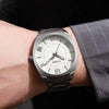 Guess Arc Champagne Round Dial Analog watch