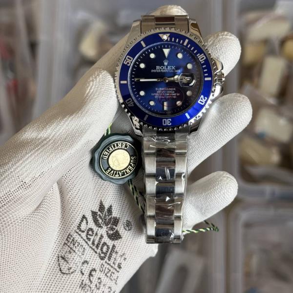 Role Submariner 1st Quality Quartz Silver Blue