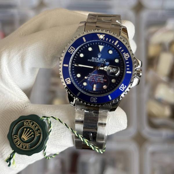 Role Submariner 1st Quality Quartz Silver Blue