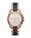 Michea_l kors bradeshaw  two tone  black White Dial