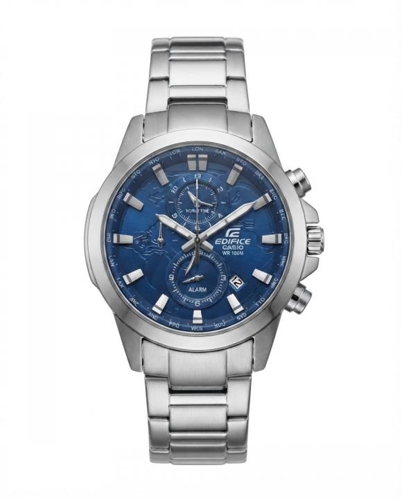 Casio Edifice EFR-303D Silver Blue Dial