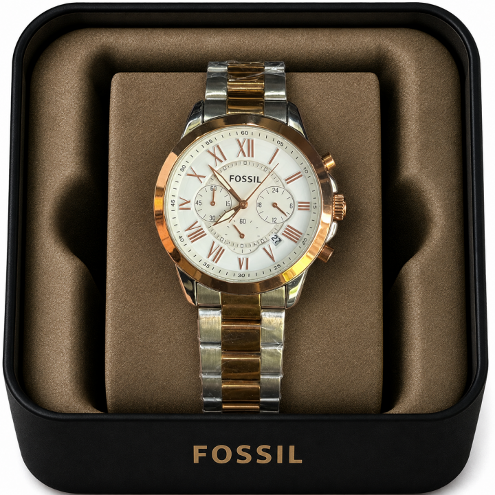 Fossiil Grant Copper white 1st Quality premium watch