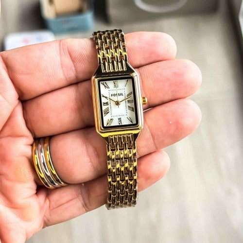 FOSSSIL_LADIES_GOLD-WHITE