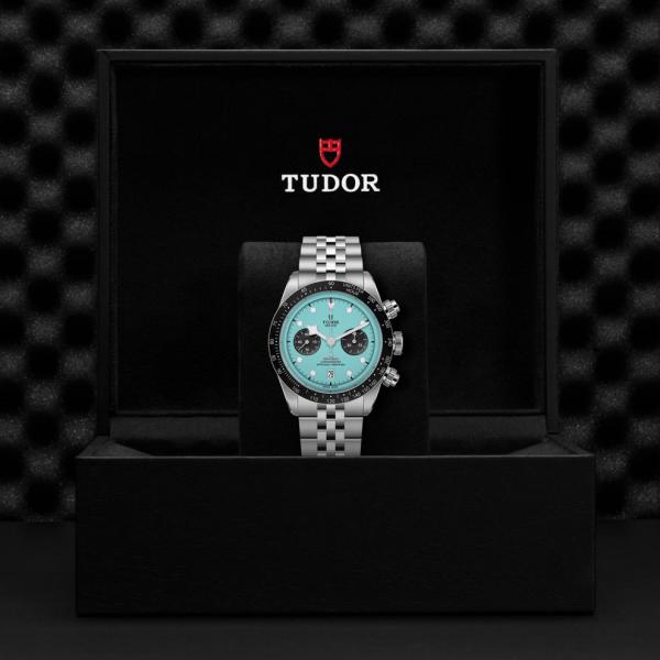 Tudor Black Bay Chrono silver sky blue