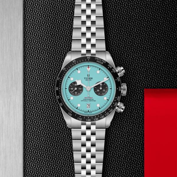 Tudor Black Bay Chrono silver sky blue