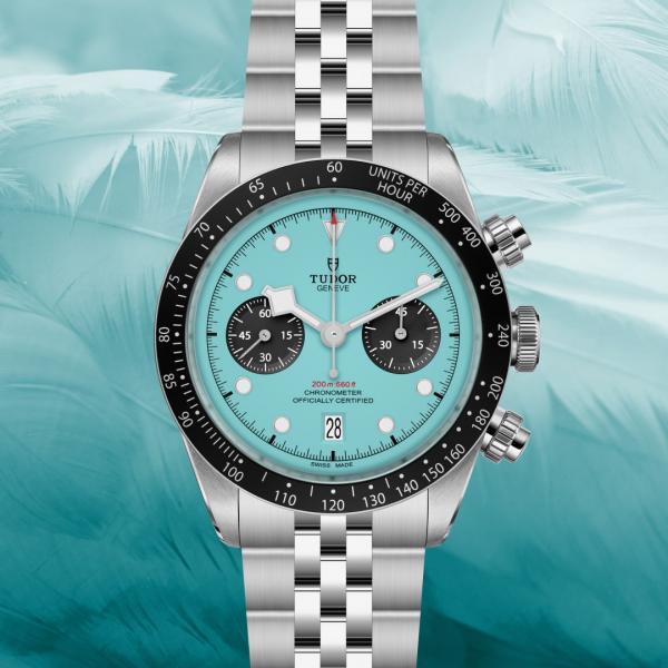 Tudor Black Bay Chrono silver sky blue