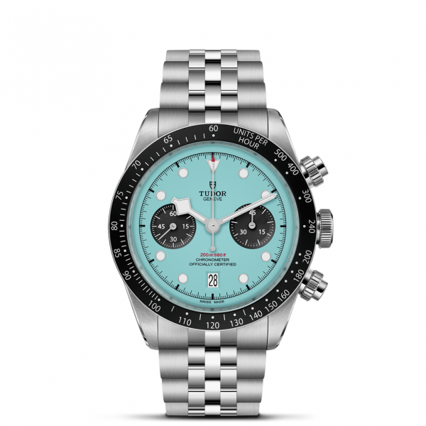 Tudor Black Bay Chrono silver sky blue