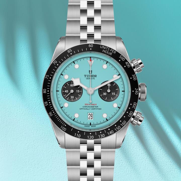 Tudor Black Bay Chrono silver sky blue