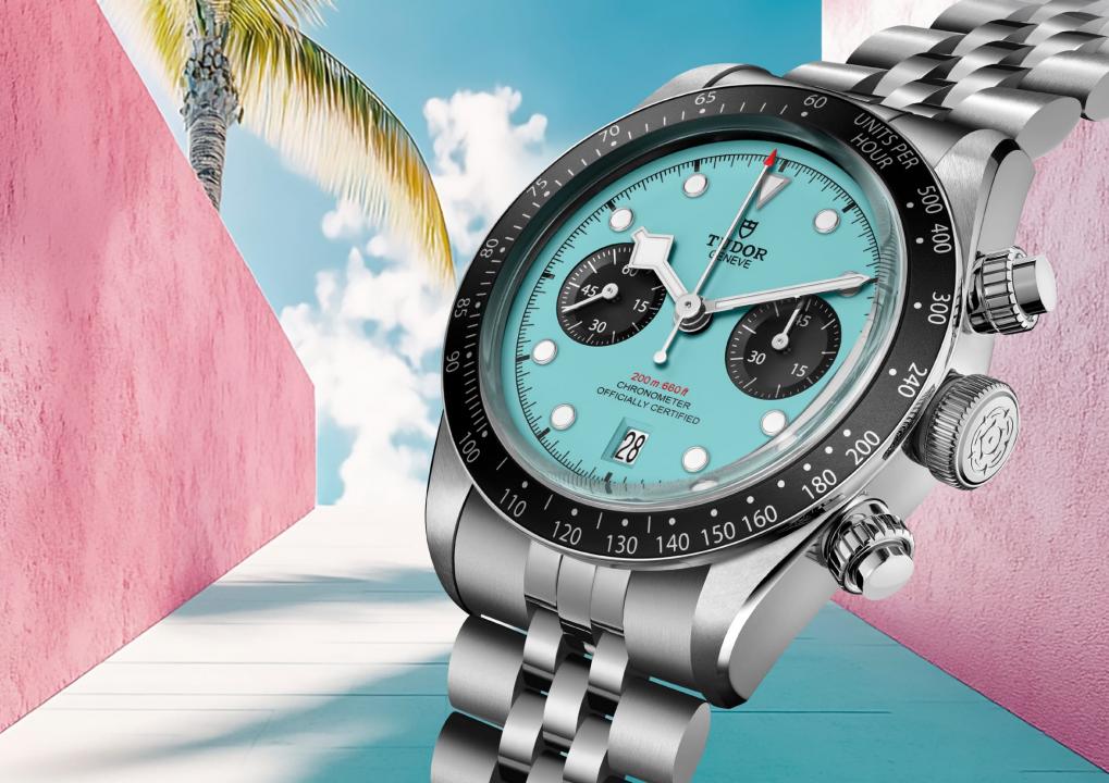 Tudor Black Bay Chrono silver sky blue