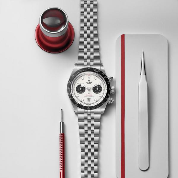 Tudor Black Bay Chrono  silver white